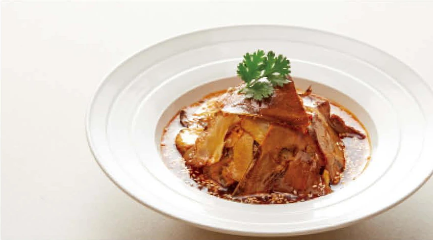 Soaked Beef Tongue, Tripe and Beef in Chili Oil