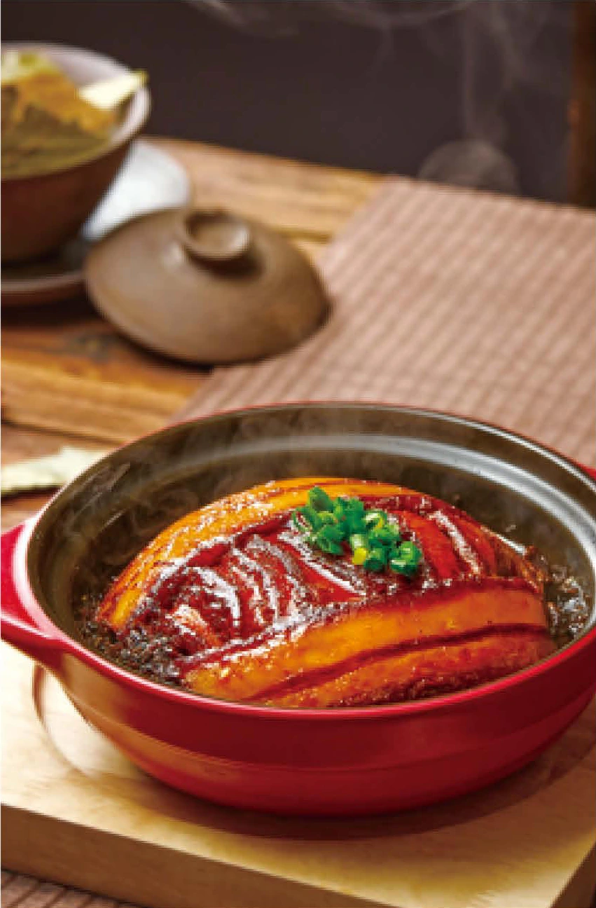 Steamed Streaky Pork with Preserved Vegetable